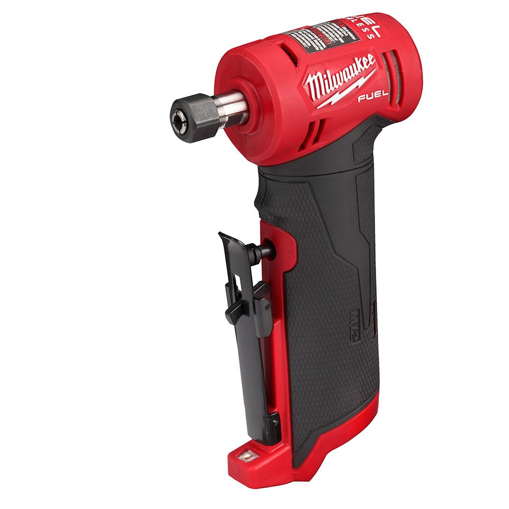 M12 FUEL 12-Volt Lithium-Ion Brushless Cordless 1/4 in. Right Angle and Straight Die Grinder Kit (Tool-Only Kit) - Super Arbor