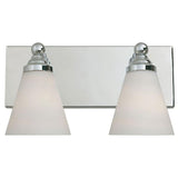 Hudson 5-Light Chrome Wall Mount Vanity Light