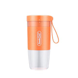 10 oz. Single Speed Orange Portable Personal Blender with USB Rechargeable