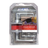 Schlage Elan Satin Chrome Storeroom Lockset, ANSI Grade 2, 1-3/4 in