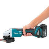 18-Volt LXT Brushless 4-1/2 in./5 in. Paddle Switch Cut-Off/Angle Grinder Kit with bonus 18-Volt LXT L.E.D. Flashlight