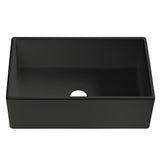 Bradstreet II Farmhouse/Apron-Front Fireclay 30 in. Single Bowl Kitchen Sink in Crisp White - Super Arbor