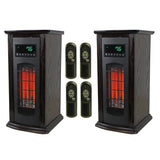LifePro 3 1500-Watt Element Electric Infrared Quartz Tower Space Heater (Pair) - Super Arbor
