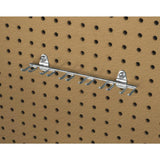 DuraHook 8-1/8 in. W 7/16 with 13/16 in. I.D. Zinc Plated Steel Multi-Prong Tool/Wrench Holder for DuraBoard (5-Pack)