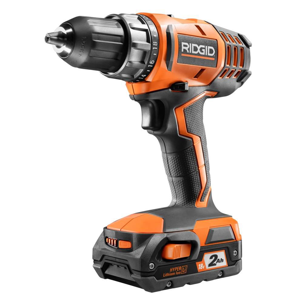 18-Volt Cordless 2-Speed 1/2 in. Compact Drill/Driver Kit and Black Oxide Drill Bit Set (21-Piece) - Super Arbor