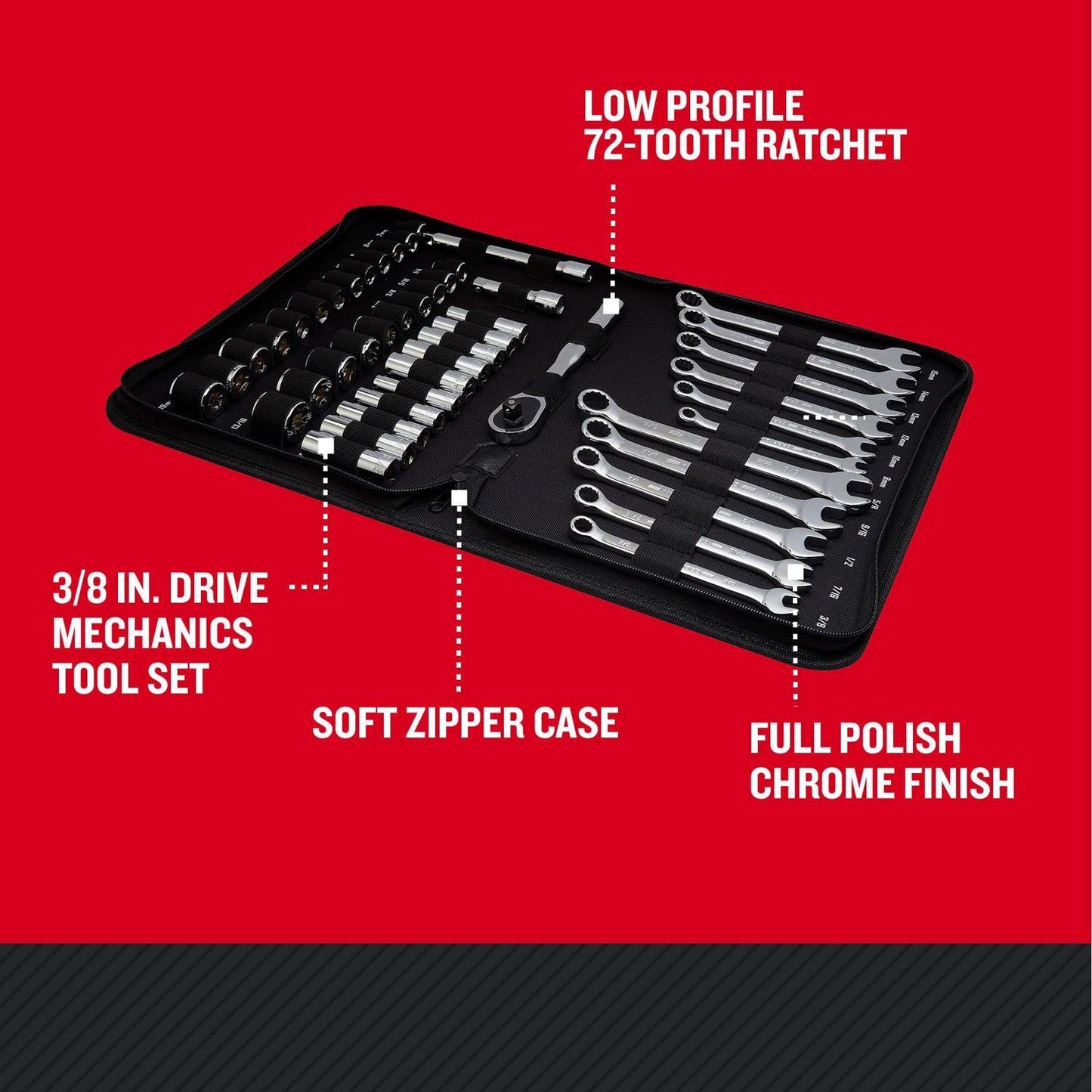 Craftsman 47 pc Mobile Mechanic's Tool Set - Metric and SAE