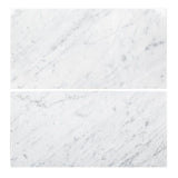 Jeffrey Court Carrara White 6 in. x 12 in. Honed Marble Wall and Floor Tile (1 sq. ft. / pack)