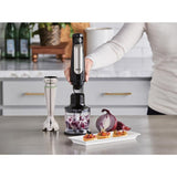 MultiQuick MQ7077X SmartSpeed SS Immersion Hand Blender w/ 1.5 C Food Processor, Whisk, Masher and Beaker