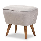 Petronelle Greyish Beige Foot Rest - Super Arbor