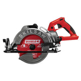TRUEHVL 48-Volt Lithium-Ion Cordless 7-1/4 in. Worm Drive Saw with Diablo Blade (Tool-Only) - Super Arbor