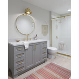 Taylor 54 in. W Vanity Cabinet Only in Grey - Super Arbor