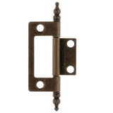 2 in. x 1-5/8 in. Antique Brass Furniture Barrel Hinge - Super Arbor