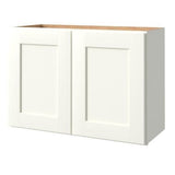 allen + roth Aveley 30-in W x 20.625-in H x 12-in D Linen Maple Door Wall Semi-Custom Cabinet