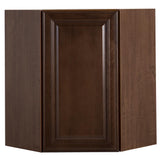 Benton Assembled 23.6x30x23.6 in. Corner Wall Cabinet in White - Super Arbor