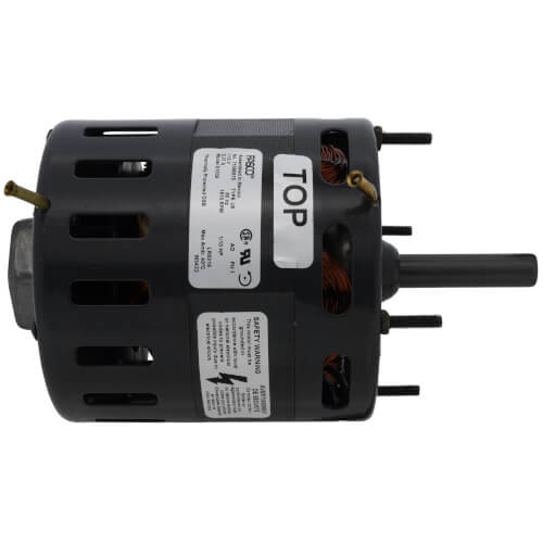 Fasco D1039 inducer motor - detail view (Type: Shaded Pole; Voltage: 115V)
