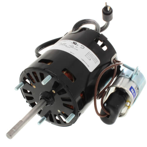 Fasco D1125 inducer motor - front view (Type: Permanent Split Capacitor; Voltage: 230V, 208V)