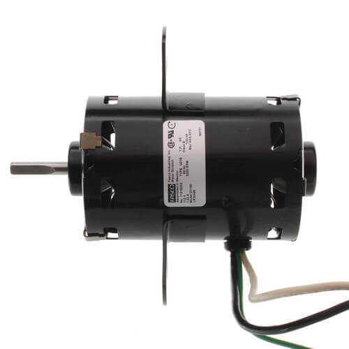 Fasco D1190 inducer motor - detail view (Type: Shaded Pole; Voltage: 115V)