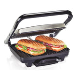 Stainless Steel Panini Press and Indoor Grill