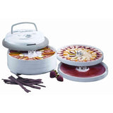 Snackmaster Pro 5-Tray White Food Dehydrator with Temperature Control