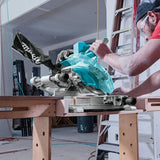 18-Volt X2 LXT Lithium-Ion Brushless Cordless 10 in. Dual-Bevel Sliding Compound Miter Saw 5.0 Ah with BONUS Router