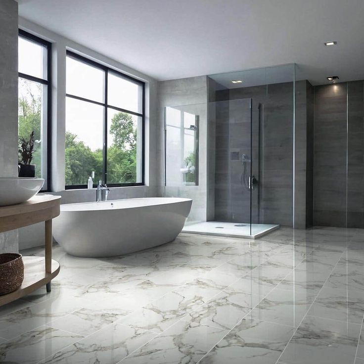Crystal Bianco 12 in. x 24 in. Polished Porcelain Floor and Wall Tile (16 sq. ft./Case)