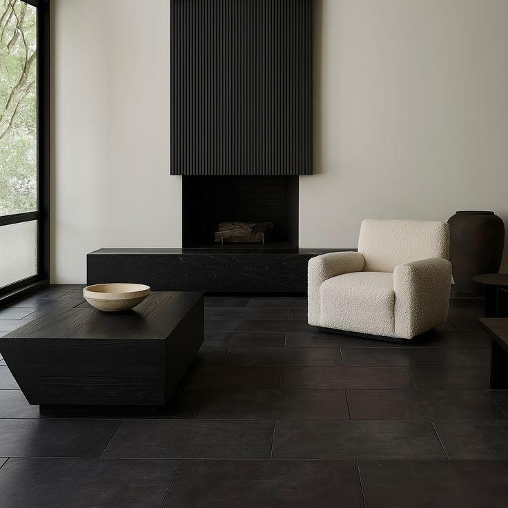 Overlook Slate 22 MIL x 11.9 in. W x 23.8 in. L Waterproof Click Lock Luxury Vinyl Tile Flooring (424.1 sq. ft./pallet)