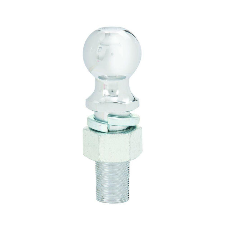 TowSmart 10,000 lb. Capacity 2 in. Ball x 1-1/4 in. Shank Diameter x 3-3/8 in. Shank Length Chrome Hitch Ball - Super Arbor