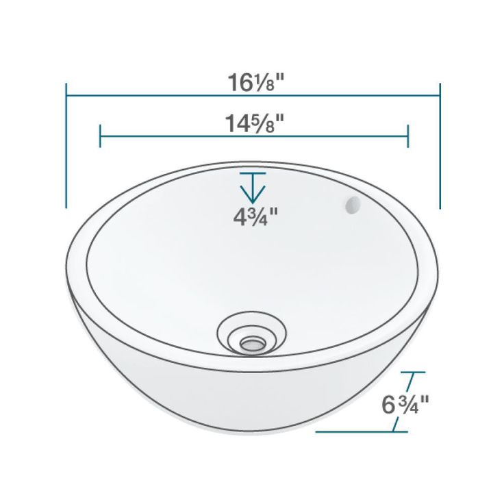 MR Direct Porcelain Vessel Sink in White with 718 Faucet and Pop-Up Drain in Chrome