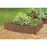 MGP 4 ft. Woven Willow Edging with Arc Top - Super Arbor