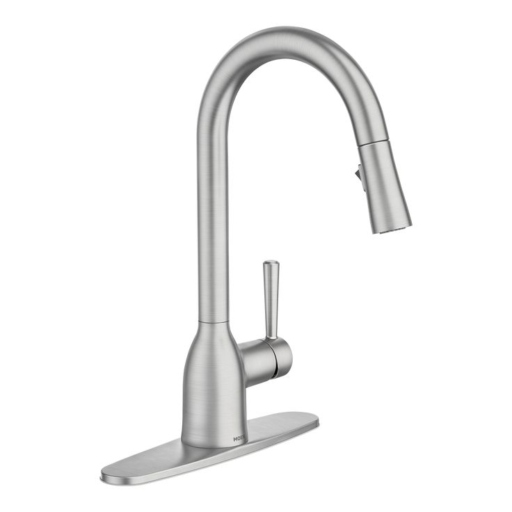 Adler Single-Handle Pull-Down Sprayer Kitchen Faucet with Power Clean and Reflex in Mediterranean Bronze