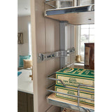 Rev-A-Shelf 10-in W x 50.75-in H 4-Tier Pull Out Metal Soft Close Baskets & Organizers