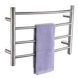 Glow 4-Bar Electric Towel Warmer in Brushed Nickel - Super Arbor