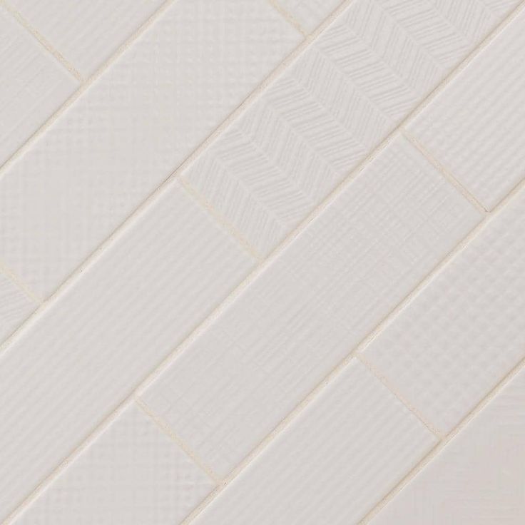 MSI Citylights Pure 3D Mix 12 in. x 4 in. Glossy Ceramic White Textured Subway Tile (9.9 sq. ft. / case)