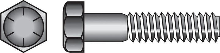 Hillman 1/2 in. Diameter x 4 in. Length Heat-Treated Steel Hex Head Cap Screw, Grade 8, 25-Pack