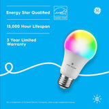 GE C by GE Smart 60-Watt EQ A19 Full Color Dimmable Smart LED Light Bulb