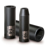 3/8 in. Drive 7-19 mm 6-Point Deep Impact Socket Set (13-Piece) - Super Arbor
