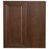 Benton Assembled 23.6x30x23.6 in. Corner Wall Cabinet in White - Super Arbor