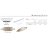 Richelieu 1-1/4 in. (32 mm) Center-to-Center Chrome Contemporary Cup Pull
