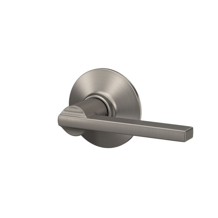 Latitude Matte Black Passage Hall/Closet Door Lever