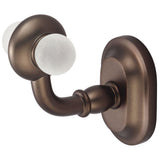 Glass Series Single Robe Hook in Brushed Nickel - Super Arbor