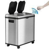 iTouchless 16-gallon Stainless Steel Recycling Bin