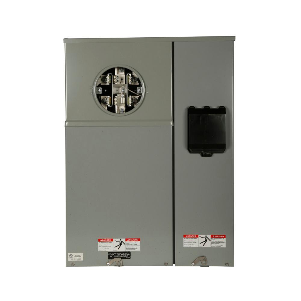 200 Amp Type CH Commercial Meter Breaker Meter Socket Panel - Super Arbor