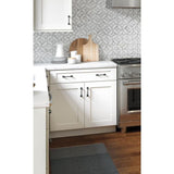 allen + roth Aveley 36-in W x 34.5-in H x 24-in D Linen Maple Door and Drawer Base Semi-Custom Cabinet