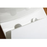 Beck 2-Piece 1/1.6 GPF Dual Flush Elongated Toilet in White, Seat Included - Super Arbor