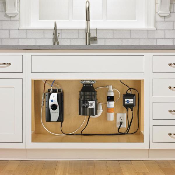 InSinkErator Badger 5 1/2 HP Continuous Feed Garbage Disposal with Power Cord - Super Arbor
