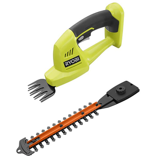 RYOBI ONE+ 18-Volt Lithium-Ion Cordless Battery Grass Shear and Shrubber Trimmer (Tool Only)
