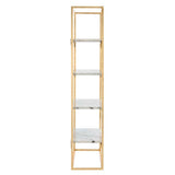 Safavieh Fiora Gold/White Metal Etagere