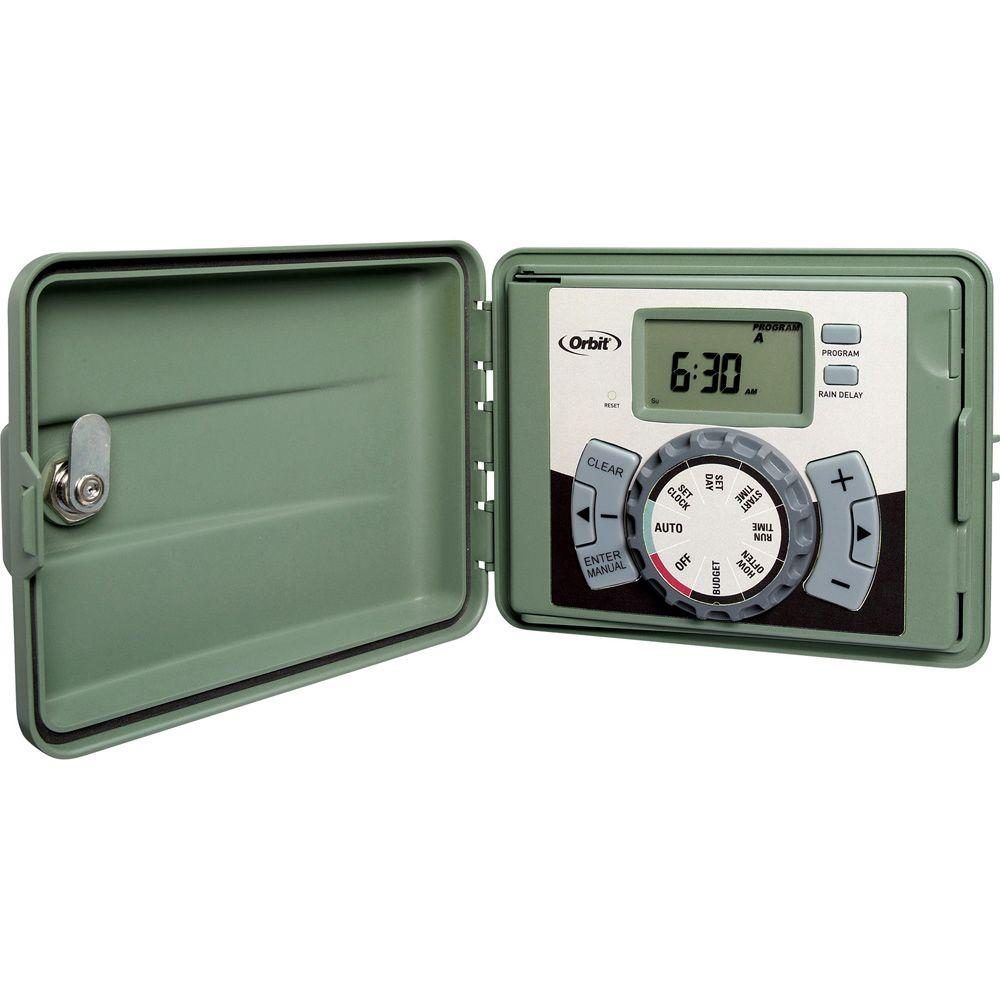 4-Station Easy-Set Logic Indoor/Outdoor Irrigation Controller - Super Arbor