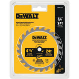 Atomic 4-1/2 in. 24-Tooth Circular Saw Blade (5-Pack) - Super Arbor