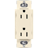 Claro 15 Amp Duplex Outlet, White - Super Arbor
